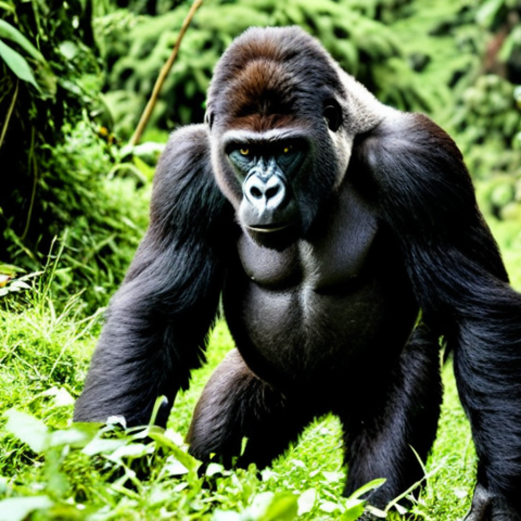 Prompt 1: Dry Season Gorilla Trekking in Rwanda**