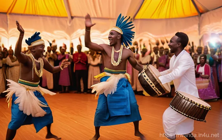 르완다 전통 결혼식 풍경 - A stunning full-body portrait of a young Rwandan bride wearing an elegant Mushanana. The gown is a r... 르완다 전통 결혼식 풍경 - A stunning full-body portrait of a young Rwandan bride wearing an elegant Mushanana. The gown is a r...