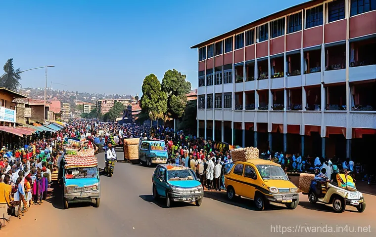 르완다와 에티오피아 비교 - **Image Prompt 1: Kigali's Modernity Meets Addis Ababa's Tradition**
A split image or diptych co...