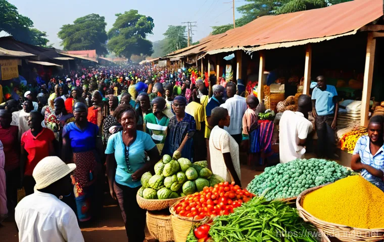 르완다와 우간다 비교 - **Image Prompt: Kigali, Rwanda - The Clean and Modern African City**
    "A wide-angle, vibrant, day...
